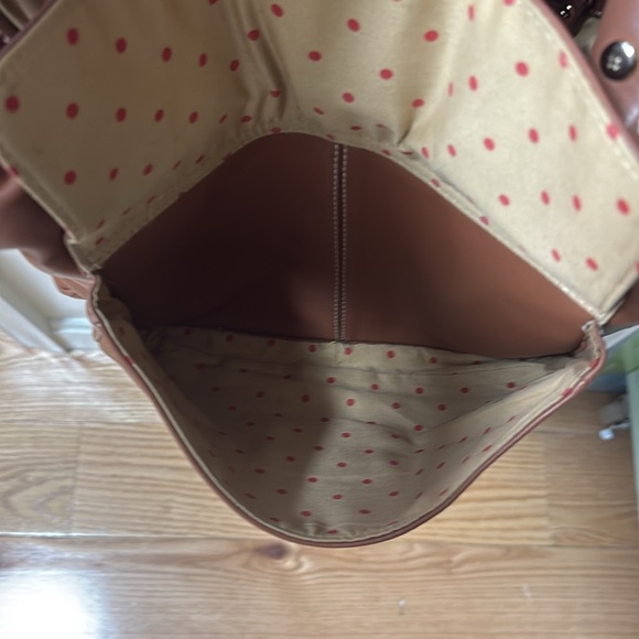 Kate Spade Brown leather Sachel Handbag Purse classic - Picture 4 of 7